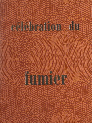cover image of Célébration du fumier